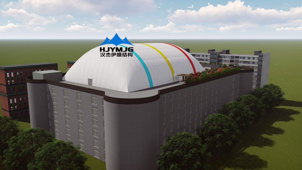 楼顶气膜体育馆
